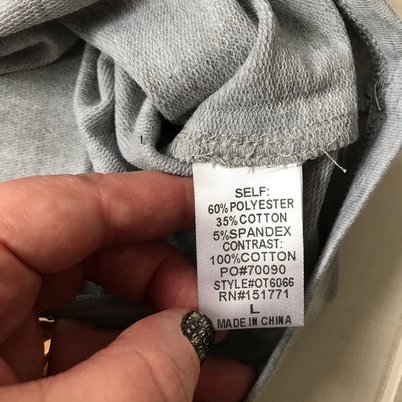 Raglan style top lace bell sleeve size L - Picture 4 of 5